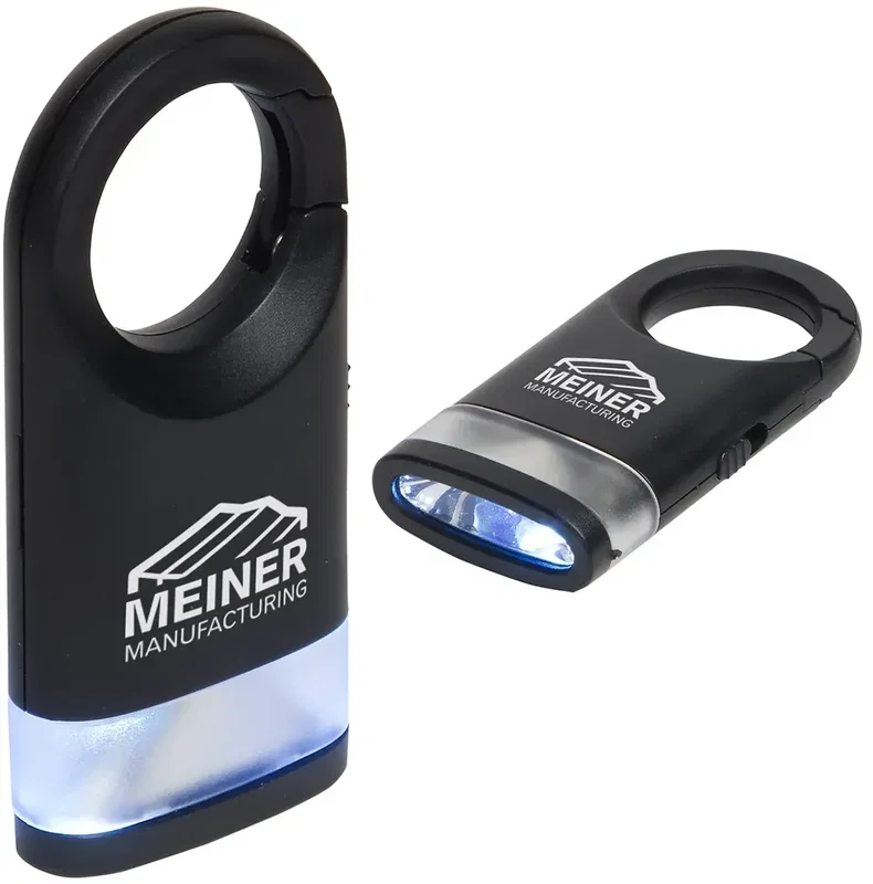 Customized Dual Shine LED Light Carabiner — view 2