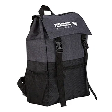 Dual-Strap Laptop Rucksack Backpack (Grey/Black)