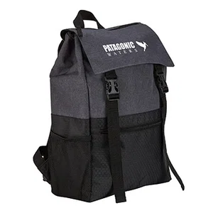 Dual-Strap Laptop Rucksack Backpack (Grey/Black)