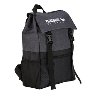 Dual-Strap Laptop Rucksack Backpack (Grey/Black)