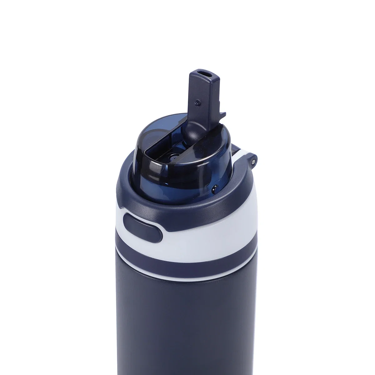 Side profile of the Dunes 24 oz vacuum insulated bottle showing its tall silhouette