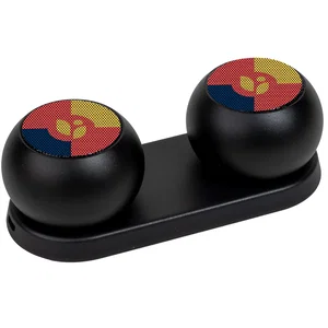 Duosphere Set of 2 Wireless Speakers with Charging Base