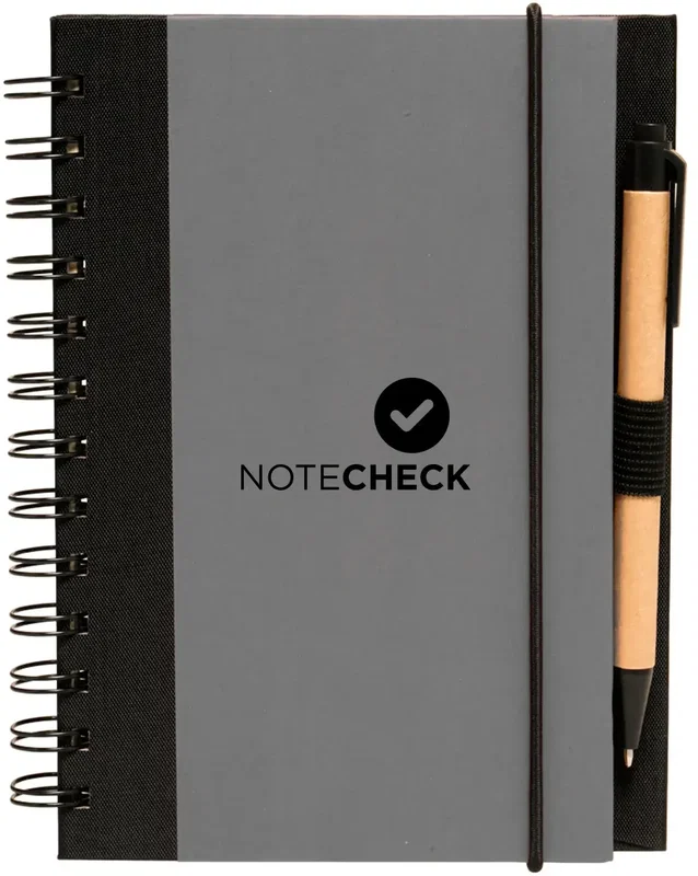 Eco-Spiral Notebook Set with Pen — view 3