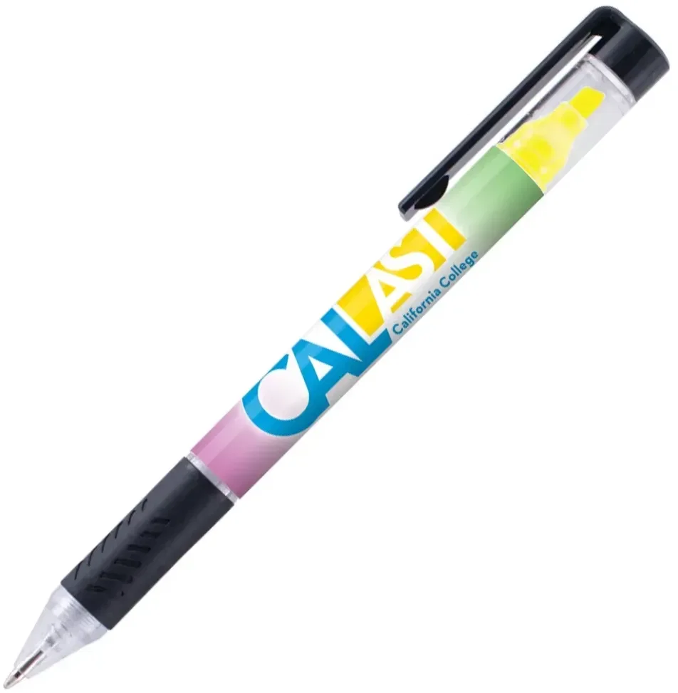Duplex Pen & Highlighter Combo (Black or Blue Ink) — view 2