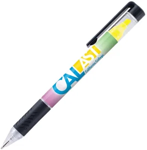 Duplex Pen & Highlighter Combo (Black or Blue Ink)