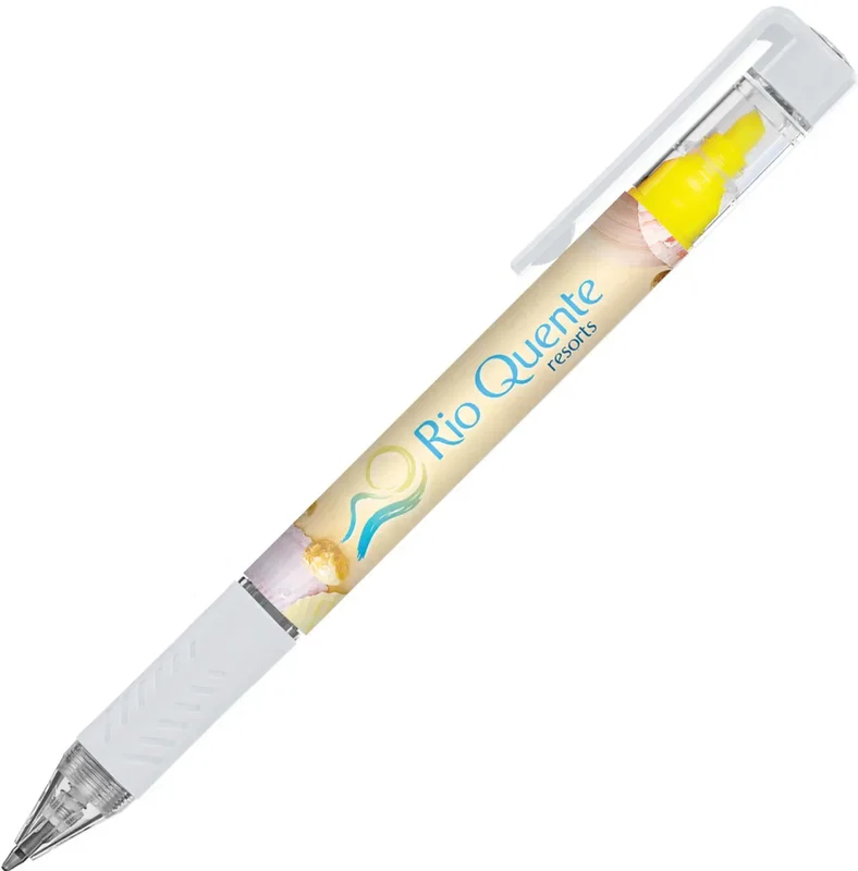 Duplex Brights Pen & Highlighter Combo (Black or Blue Ink) — view 7