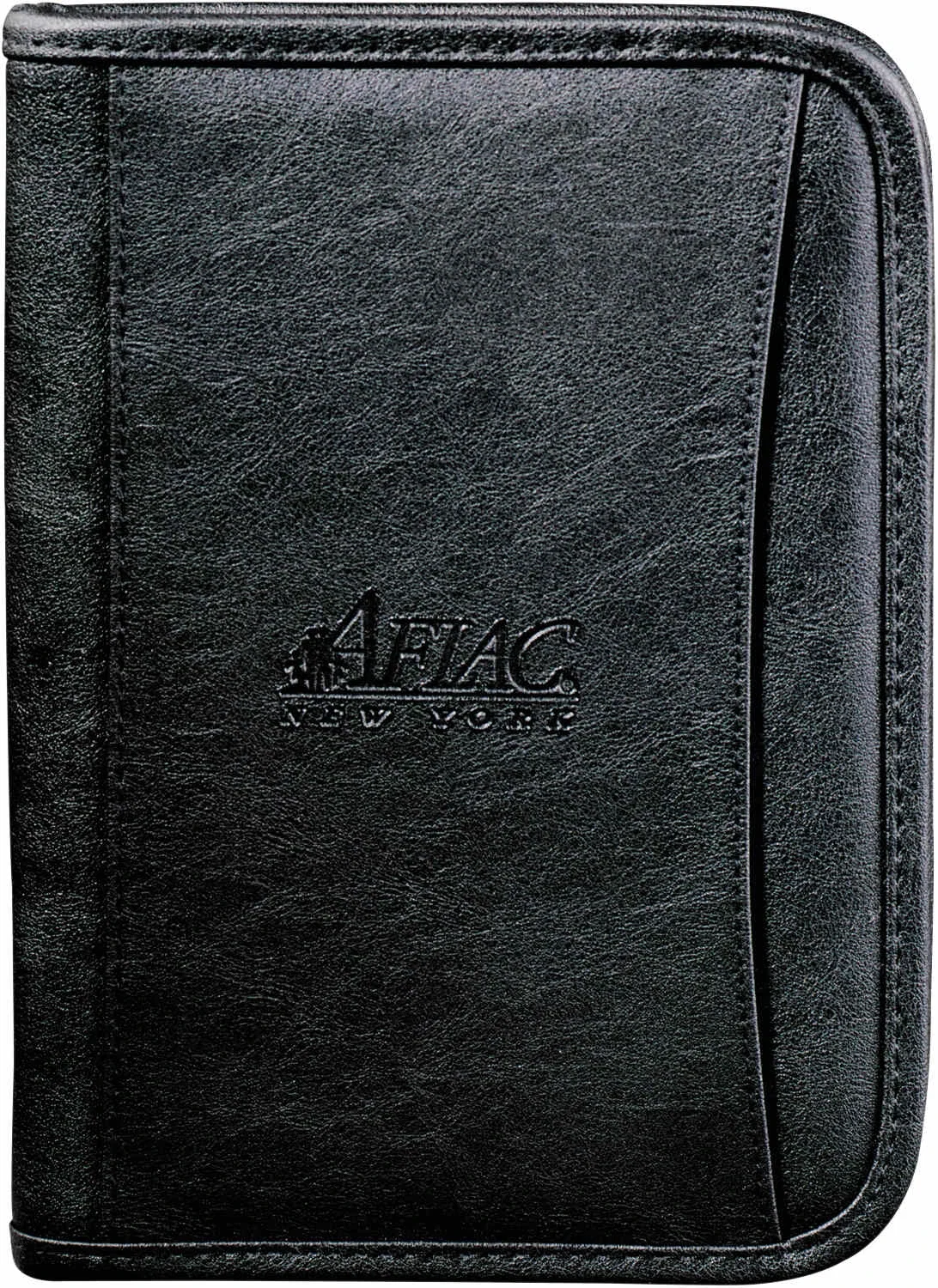 Custom Branded DuraHyde Jr. Zippered Padfolio with Notepad - 5"x8" — view 4