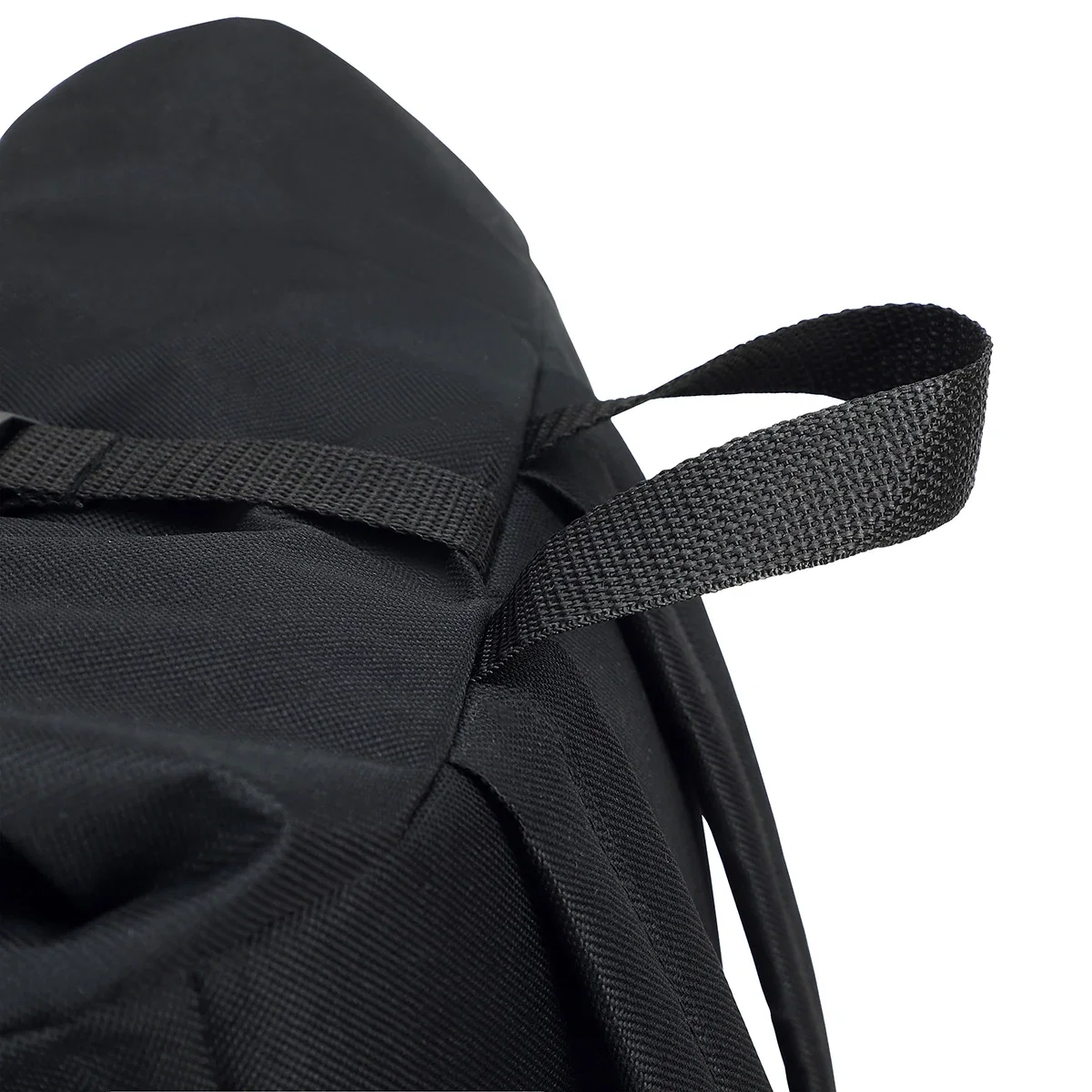 Back view of the branded Durango Rolltop Polyester Backpack showing the shoulder straps