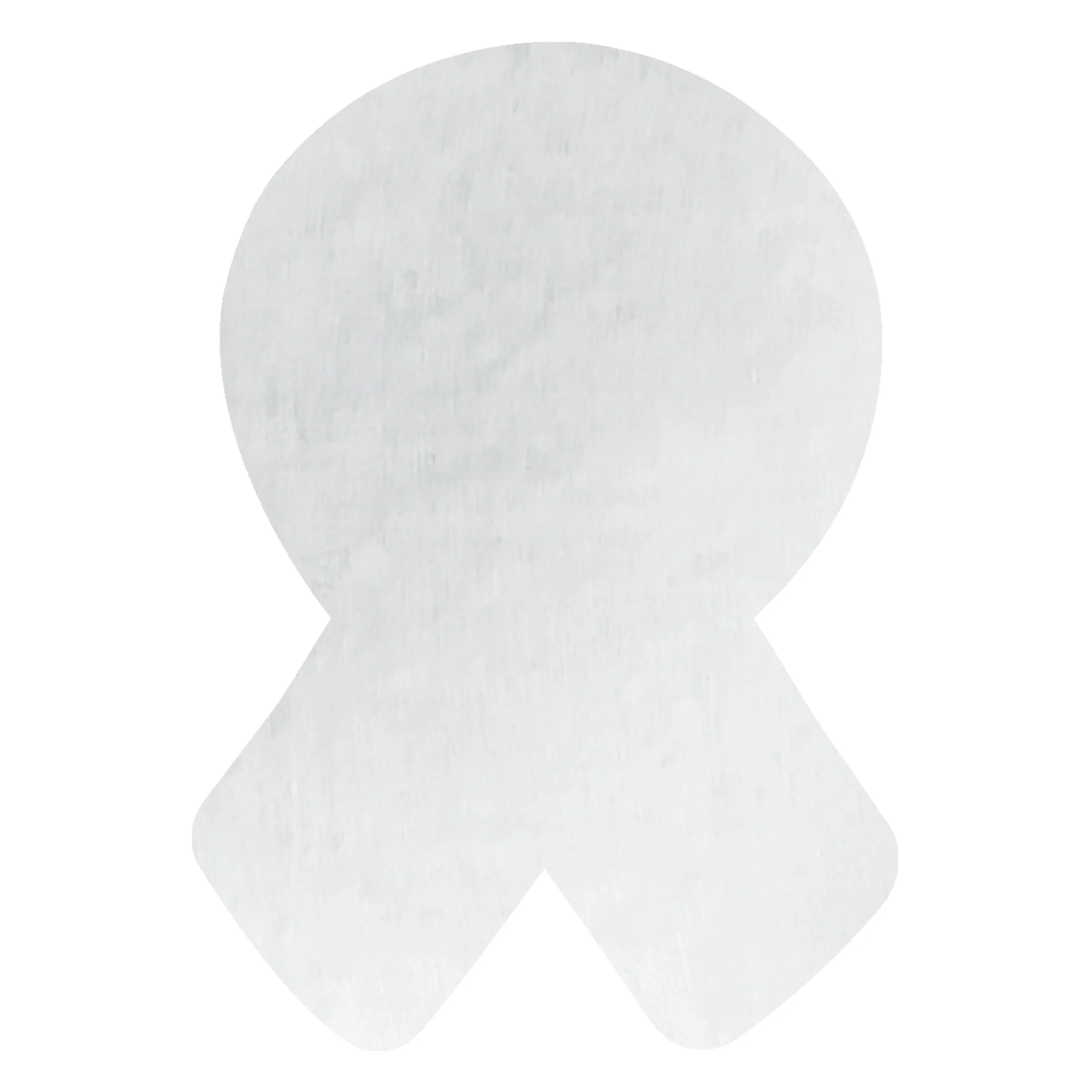 Ribbon silhouette drink mat pictured at a tilt