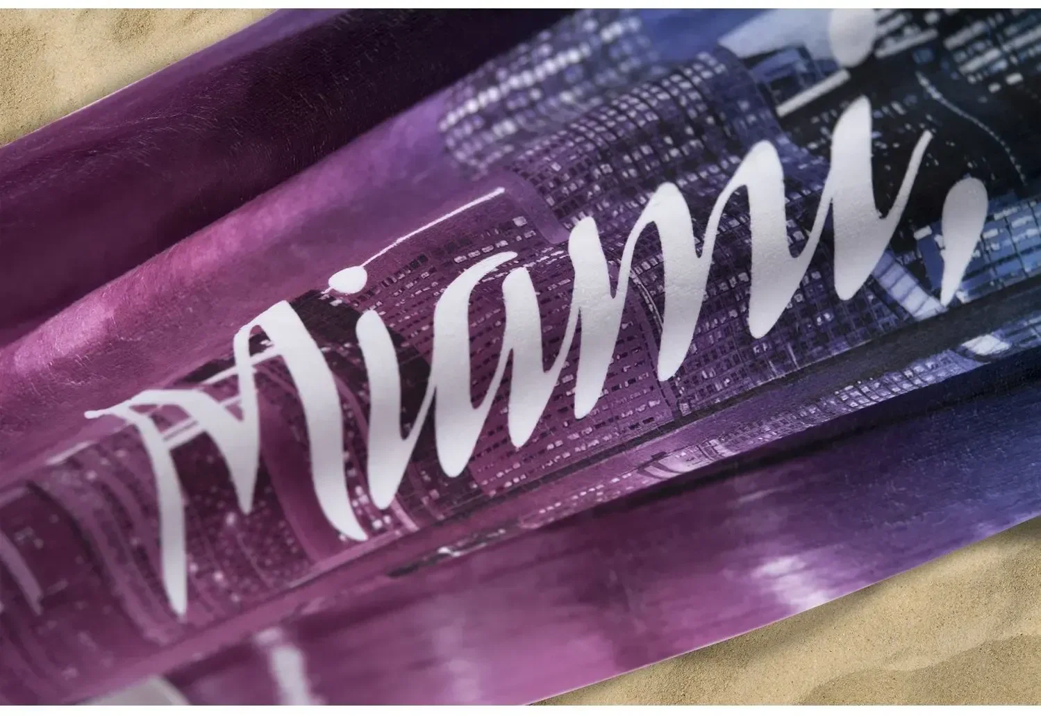 Dye Sublimated Small Beach Towel — view 4