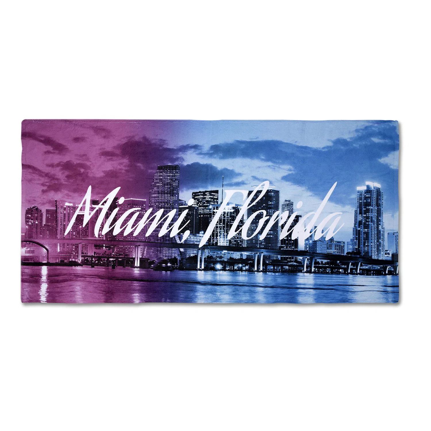 Dye Sublimated Small Beach Towel — Custom — view 5