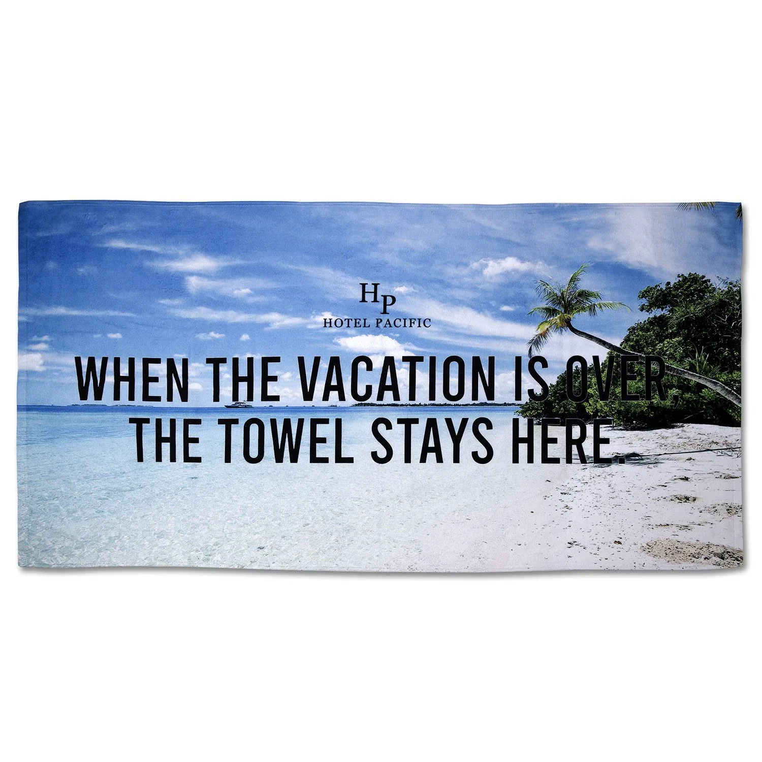 Dye Sublimated Standard Beach Towel — Custom — view 2
