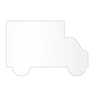 Dye Sublimated Truck Shaped Coaster