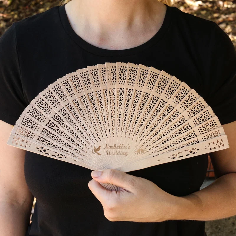 Dynasty Wood Hand Fan — view 5