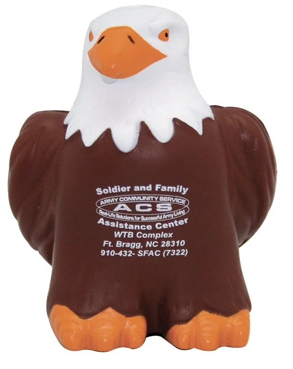 Custom Printed Eagle Stress Reliever — view 6