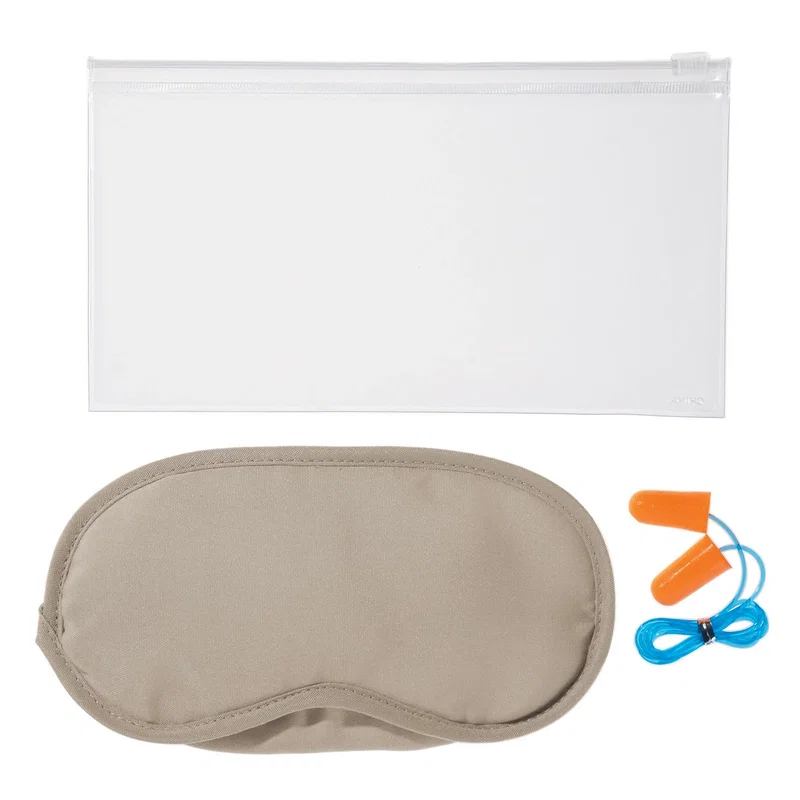 Custom Printed Ear Plugs And Eye Mask Set — view 2