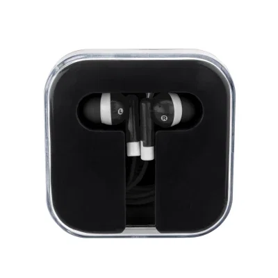 Open case revealing the earbuds stored inside
