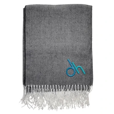 Folded blanket shown from the front on a plain background