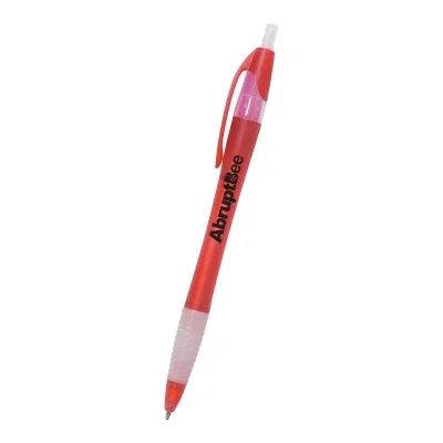 White barrel paired with blue trim on a lightweight ballpoint