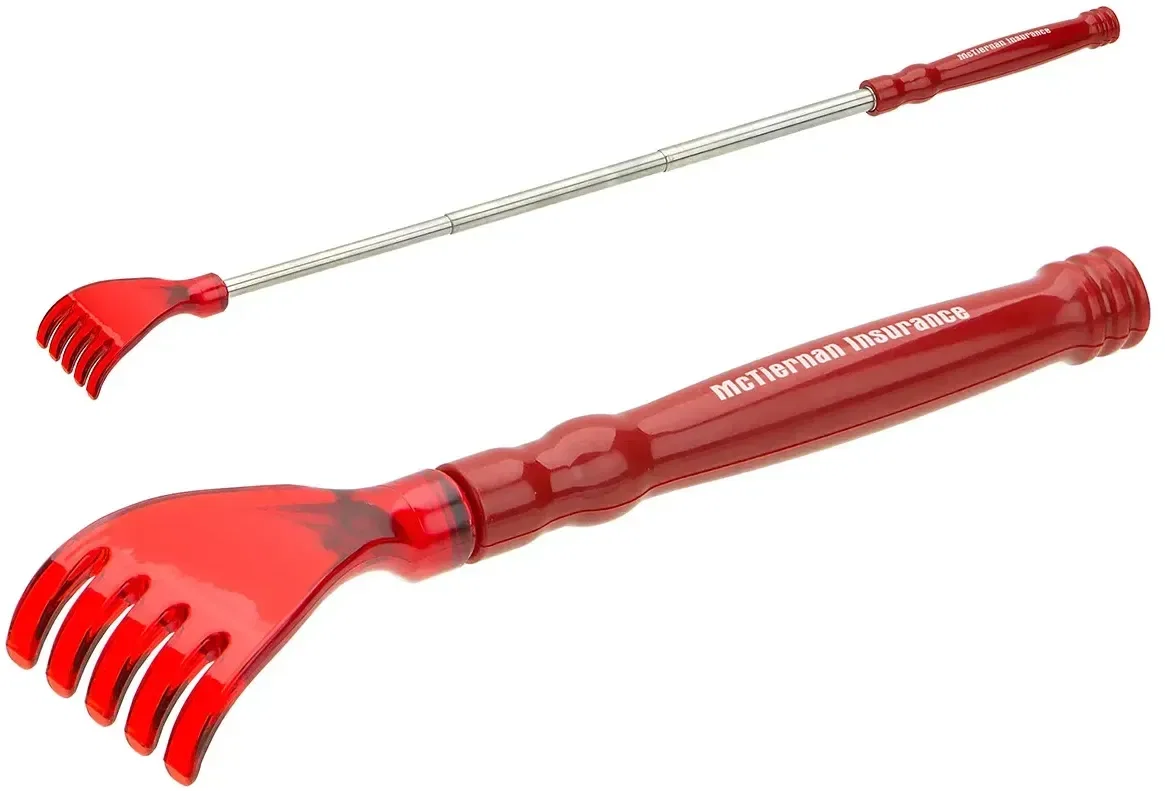 Custom Easy Reach back scratcher extended to full telescoping length