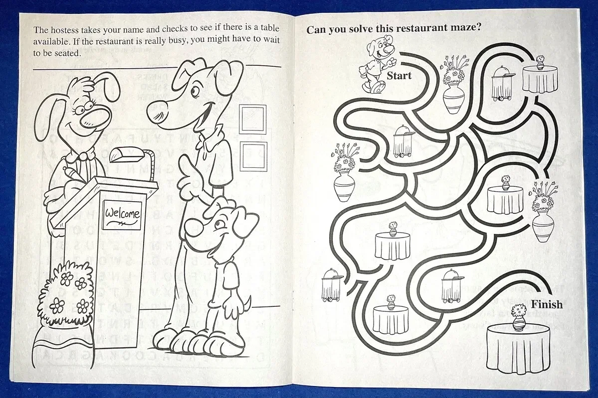 Eating Out Is Fun Coloring Book — view 2