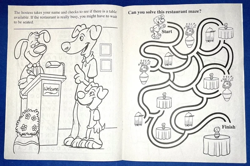 Eating Out Is Fun Coloring Book — view 2