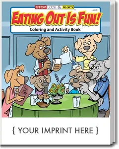 Eating Out Is Fun Coloring Book