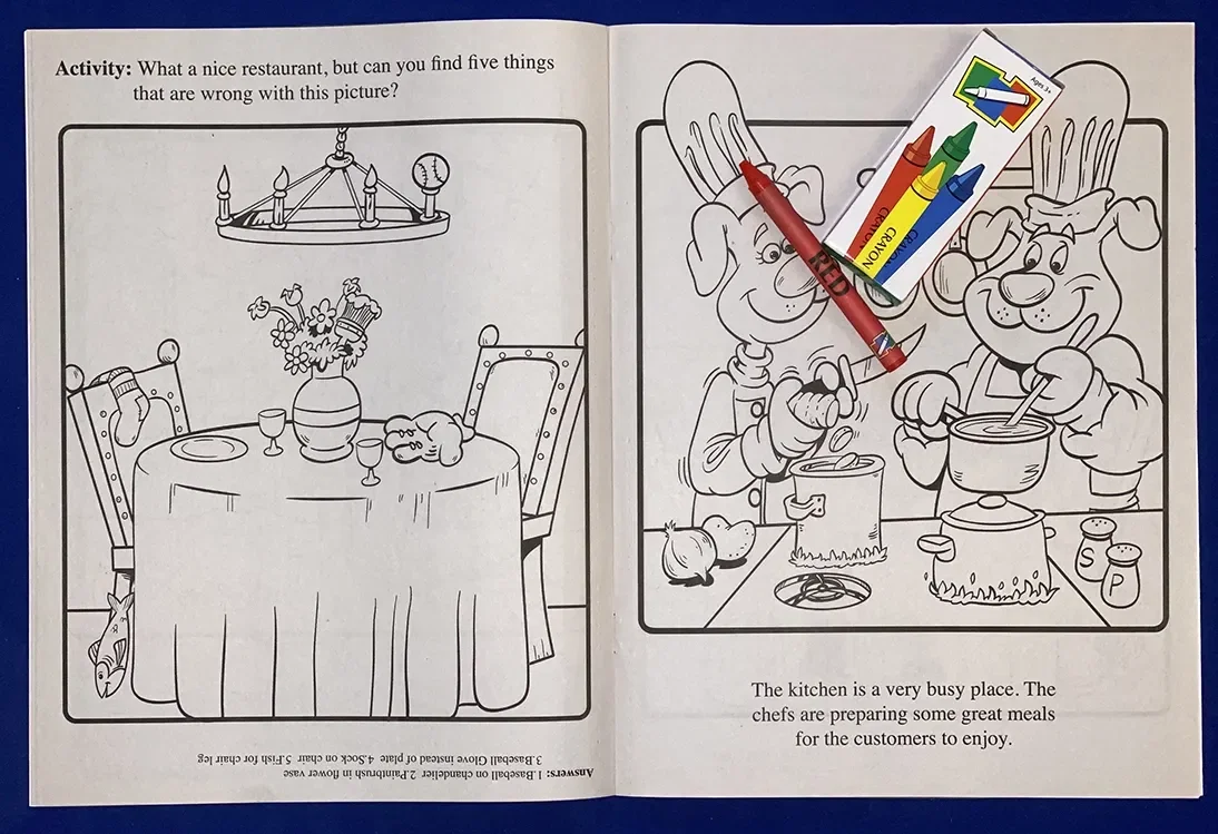 Eating Out Is Fun Coloring Book — view 3