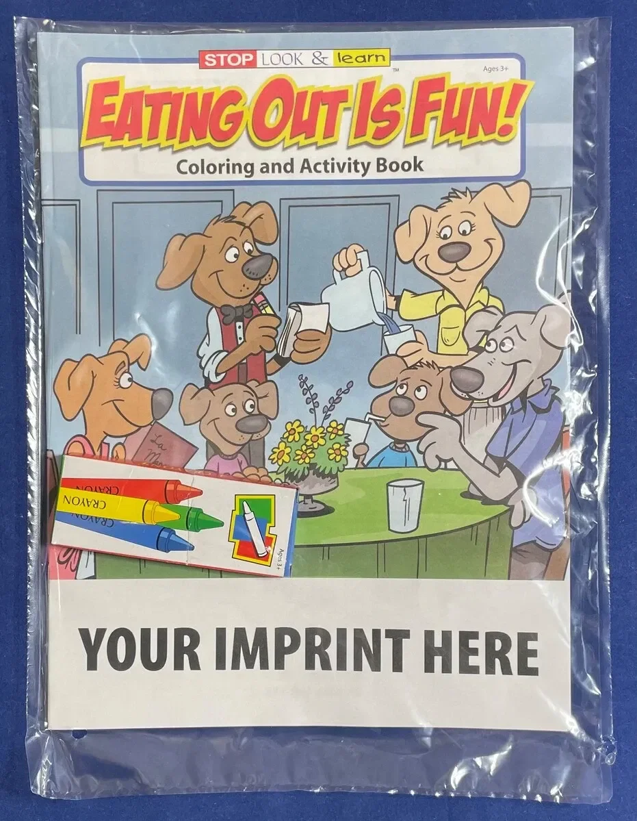 Eating Out Is Fun Coloring Book — view 4