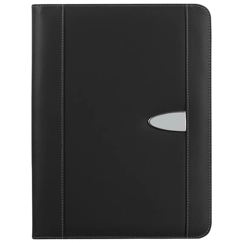 Back of the portfolio shown with a smooth surface
