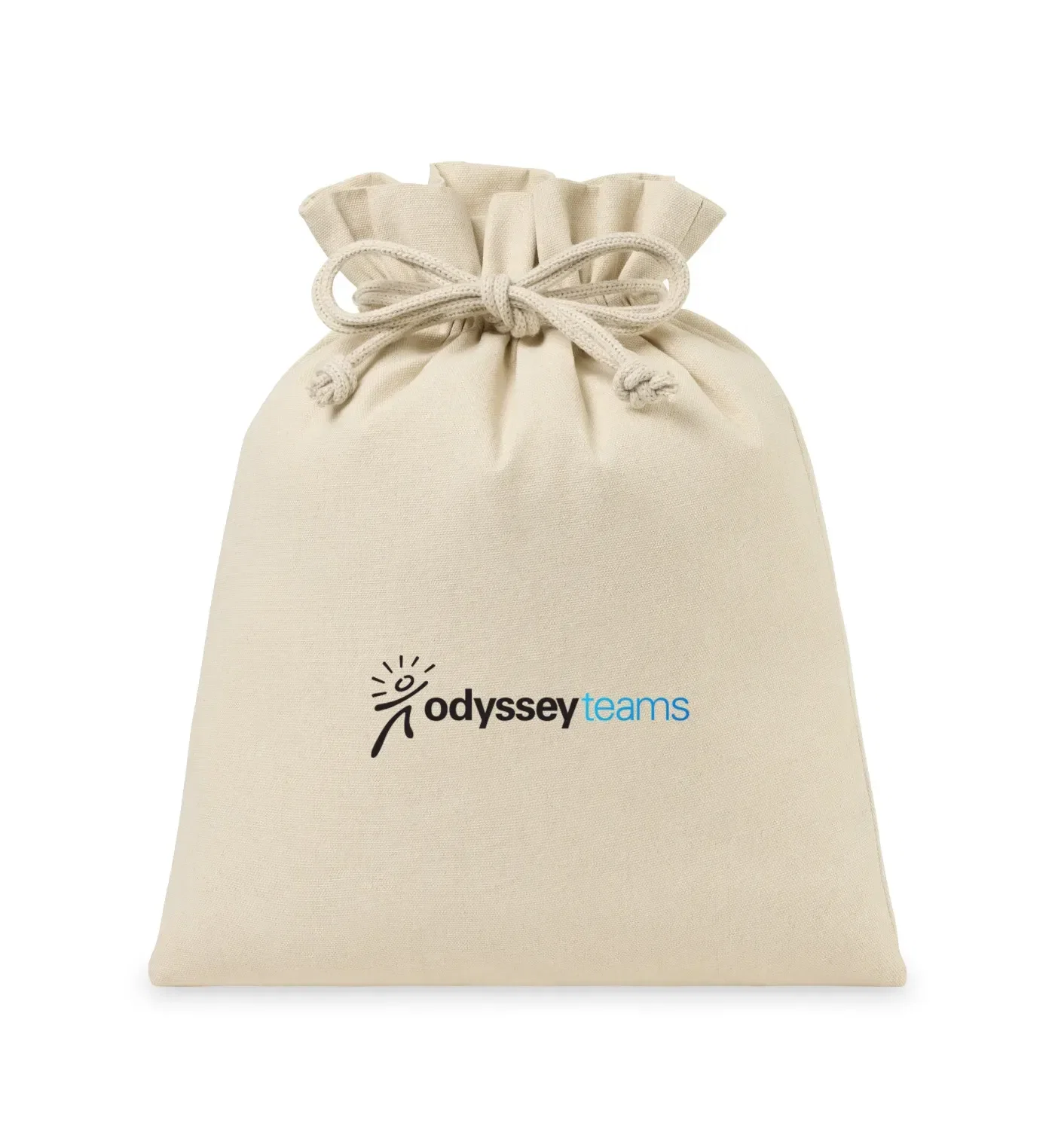 Eco-conscious Canvas Drawstring Gift Bag - Large — view 3