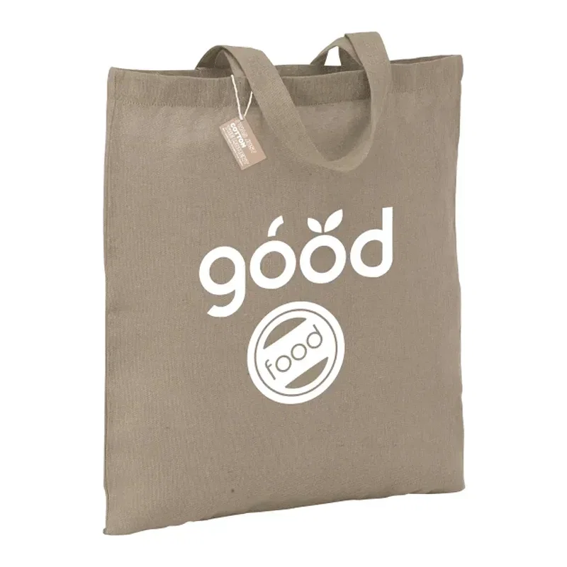 Eco-Friendly 5oz Recycled Cotton Twill Tote Bag — view 12