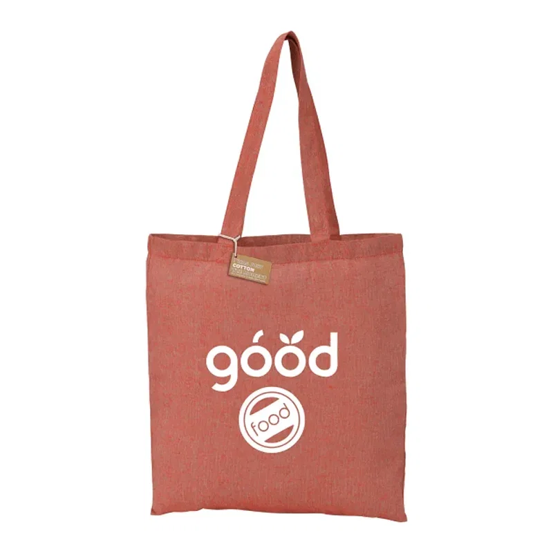 Eco-Friendly 5oz Recycled Cotton Twill Tote Bag — view 13