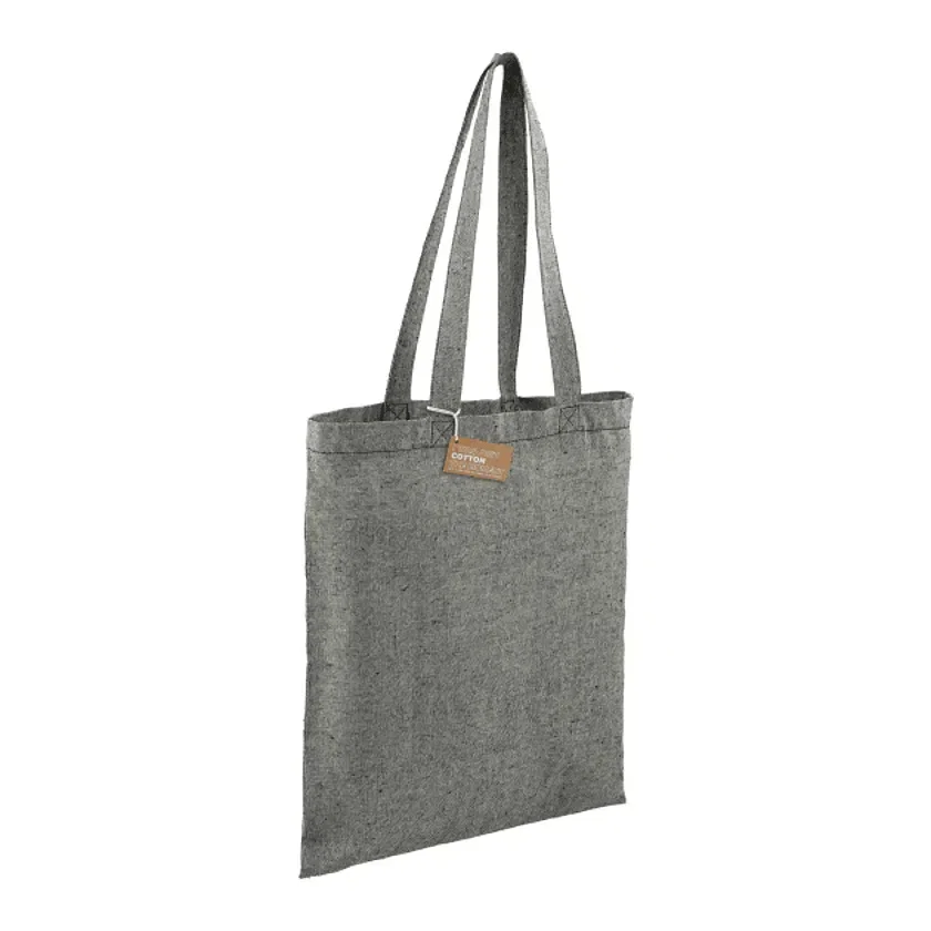 Eco-Friendly 5oz Recycled Cotton Twill Tote Bag — view 2