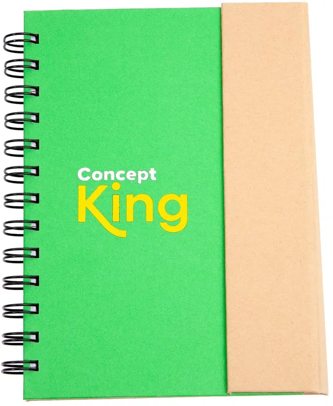 Custom Eco-Tone Notebook with Pen Set (2 Colors) — view 2