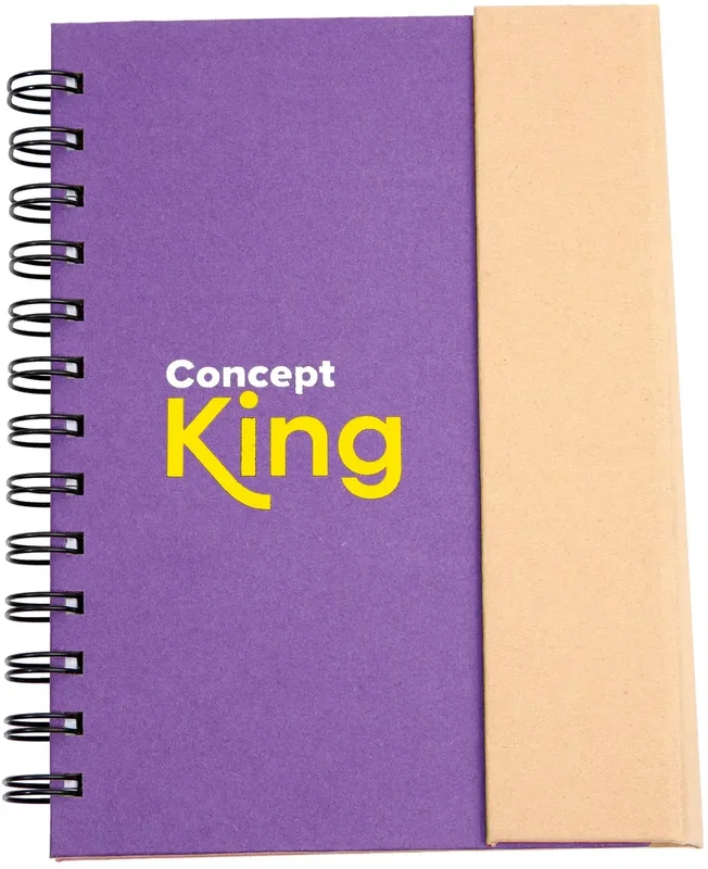 Custom Eco-Tone Notebook with Pen Set (2 Colors) — view 3