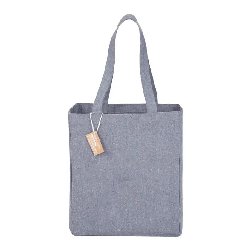 7 oz. Eco-Friendly Recycled Cotton Grocery Tote Bag — view 2