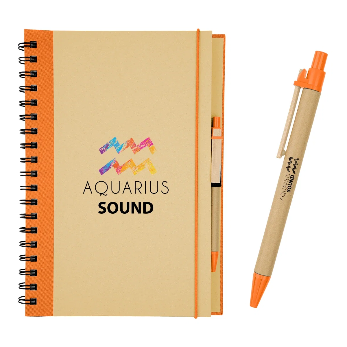 Angled shot of the spiral notebook with the wire binding visible