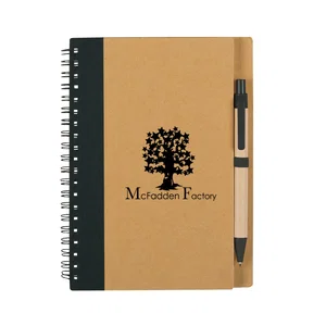 60-Page Eco Spiral Notebook & Pen