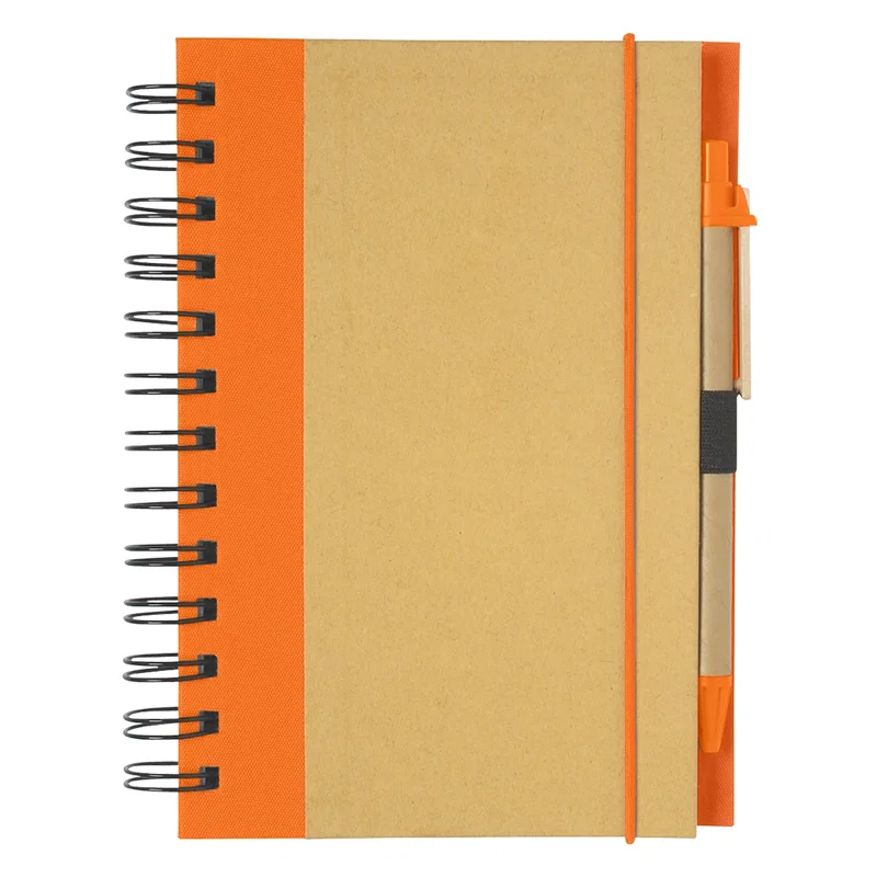 Meeting ready notebook sized to fit in a bag