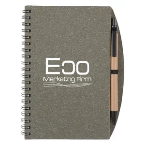 70-Page Eco Spiral Notebook & Pen