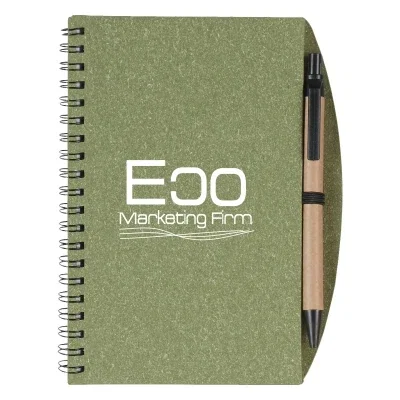 Pen laid across the closed cover of the pad