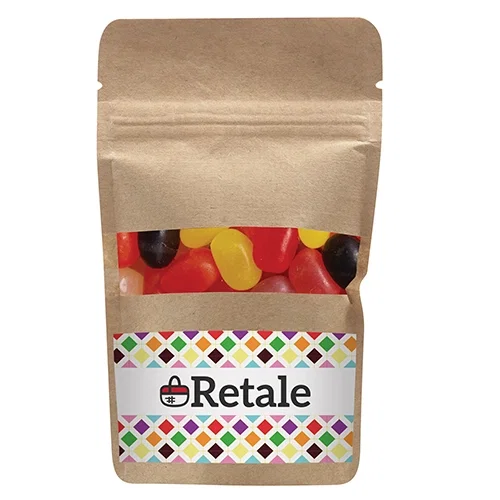 Eco Kraft Resealable Window Pouches — view 7