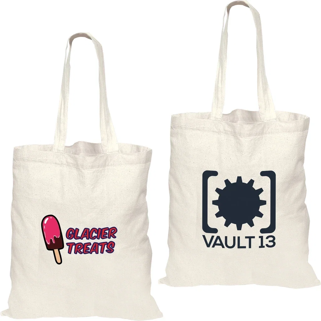 Econo 4.5 Oz Cotton Tote Bag: Natural — view 2