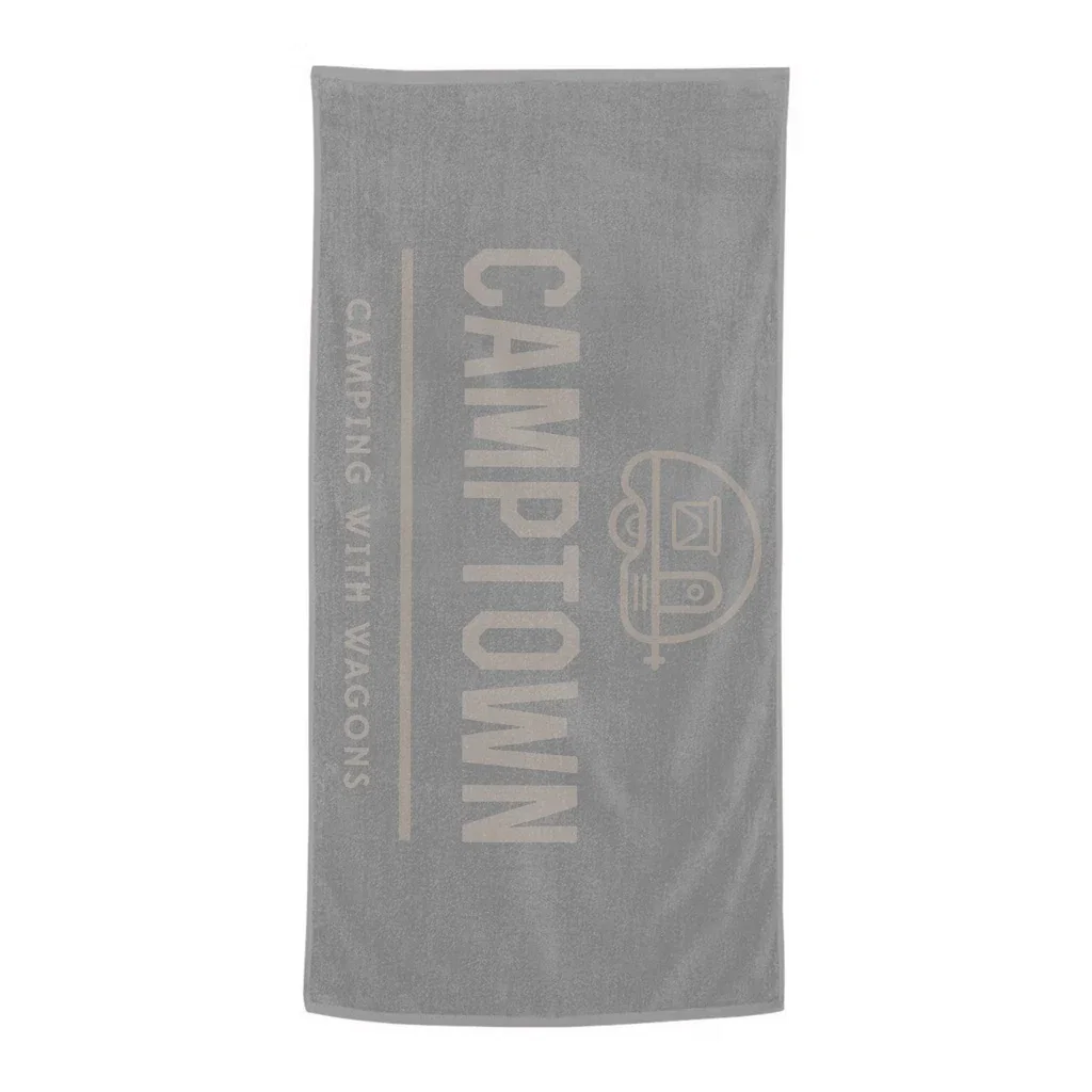 Economy Beach Towel — Gray — view 2