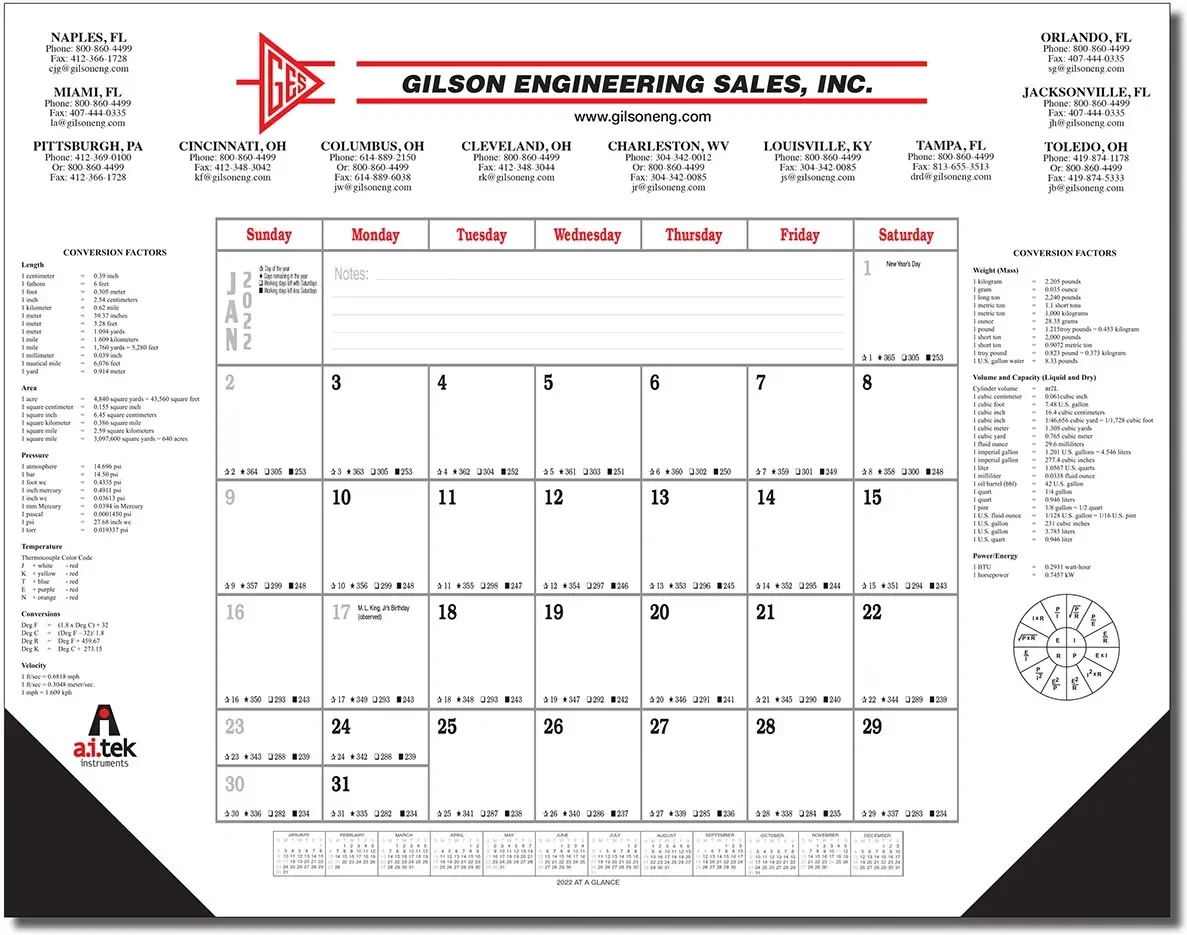 Economy Desk Pad Blotter Calendar — view 2