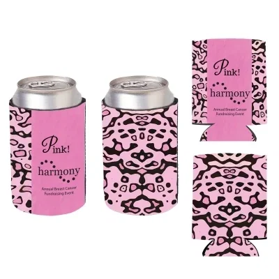 White can cooler standing upright at about four inches tall