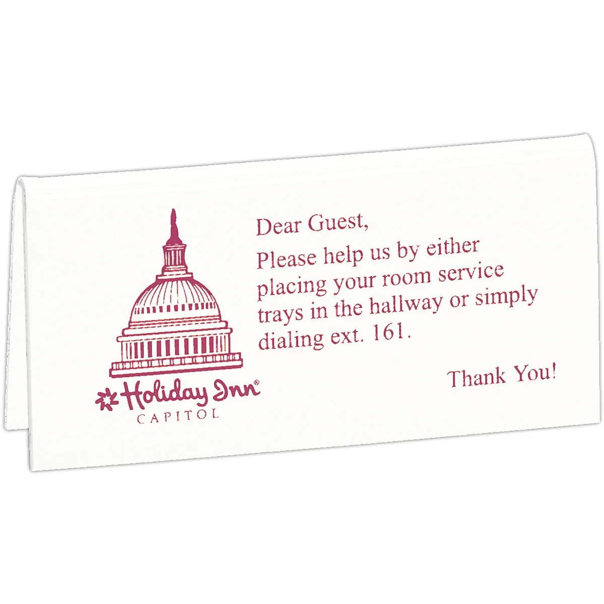 Economy Plastic Signs: 25-50 sq. in. — view 2