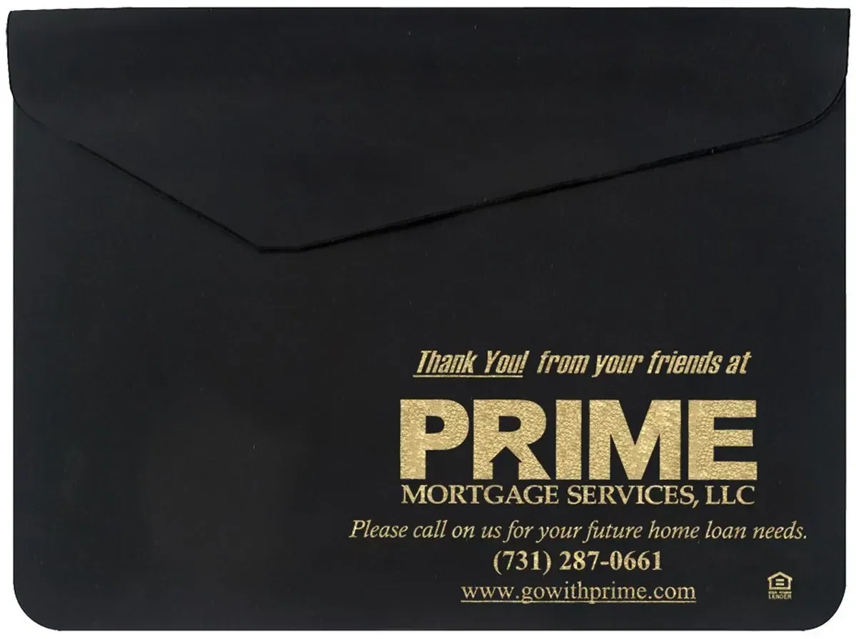 Personalized Promotional Vinyl Flap Portfolio — view 3