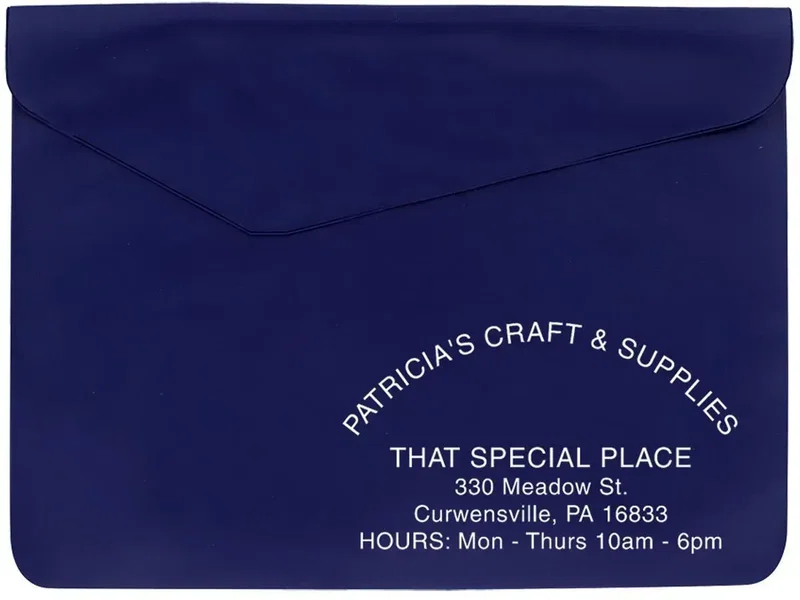 Personalized Promotional Vinyl Flap Portfolio — view 5